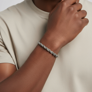 Bracelet Rope Silver