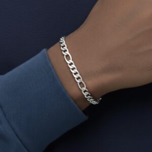 Bracelet Figaro Silver