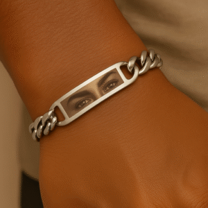 Bracelet Regard Personnalisé – 9 mm