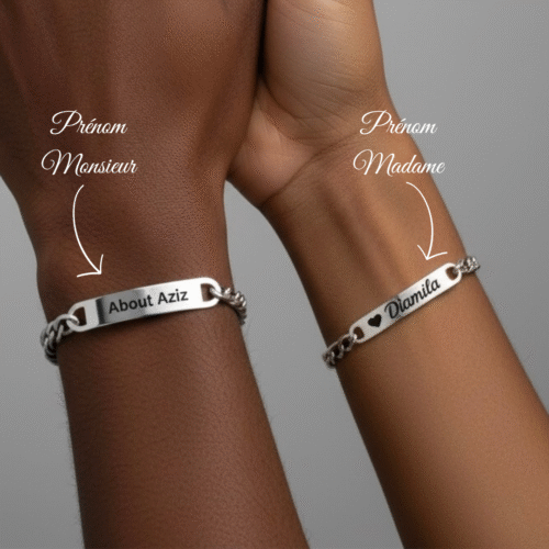Duo de Bracelets Personnalisés